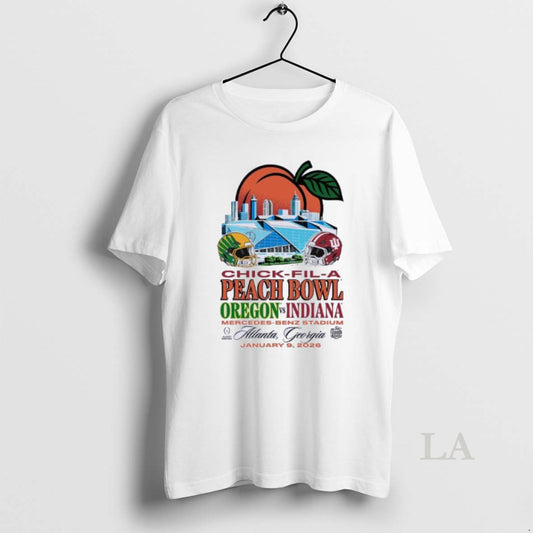 Original Peach Bowl Iu Vs Oregon January 9th T-Shirts, Hoodie, Sweatshirt | AU18TeeNovaLab.com