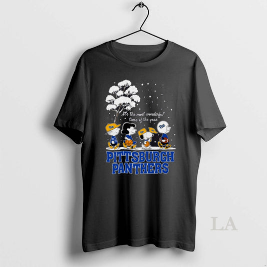 Original Peanuts Pittsburgh Panthers Winter Its The Most Wonderful Time Of The Year