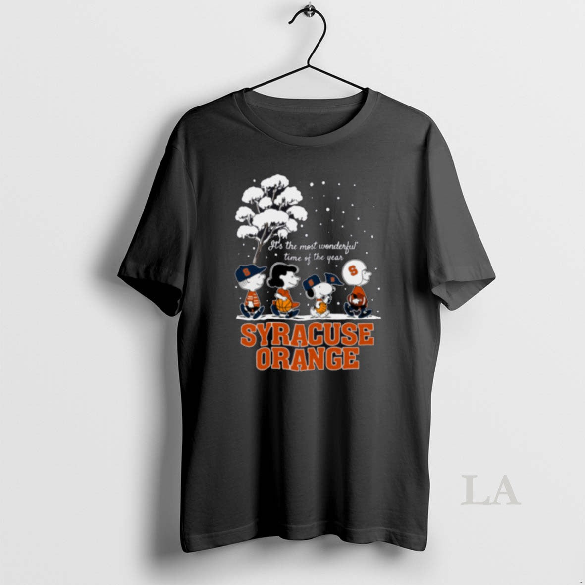 Original Peanuts Syracuse Orange Winter Its The Most Wonderful Time Of The Year