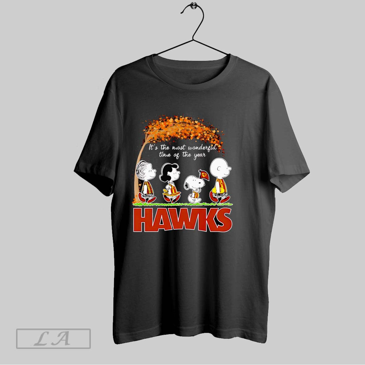 Original Peanuts Its The Most Wonderful Time Of The Year Hawks