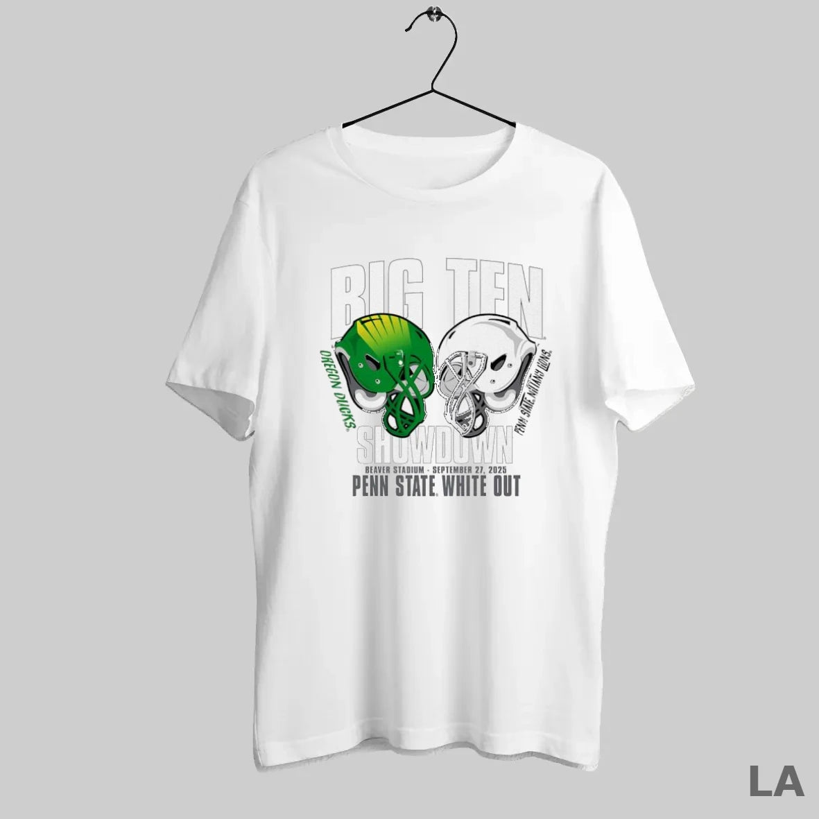 Original Penn State Nittany Lions Dueling Oregon Duckcs Big Ten 2025 White Out