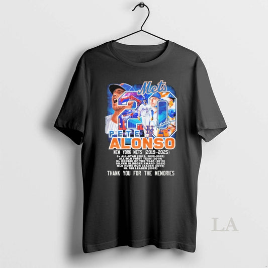 Original Pete Alonso New York Mets 2019 2025 Thank You For The Memories Signature