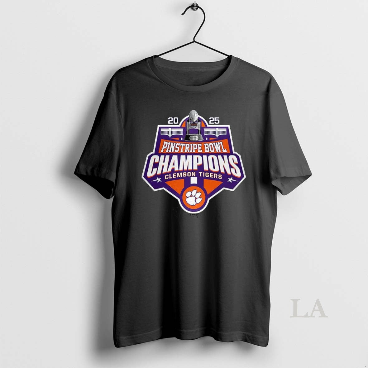 Original Pinstripe Bowl Champions 2025 Clemson Tigers T-Shirts, Hoodie, Sweatshirt | AU18TeeNovaLab.com