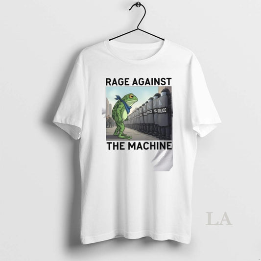 Original Portland Frog Rage Against The Machine Police T Men