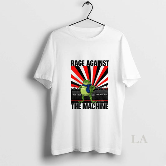Original Portland Frog Rage Against The Machine Police Anti Trump Vintage