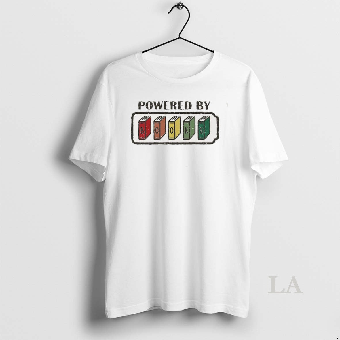 Original Powered By Books Fully Charged Power Of Knowledge T-Shirts, Hoodie, Sweatshirt | AU18TeeNovaLab.com
