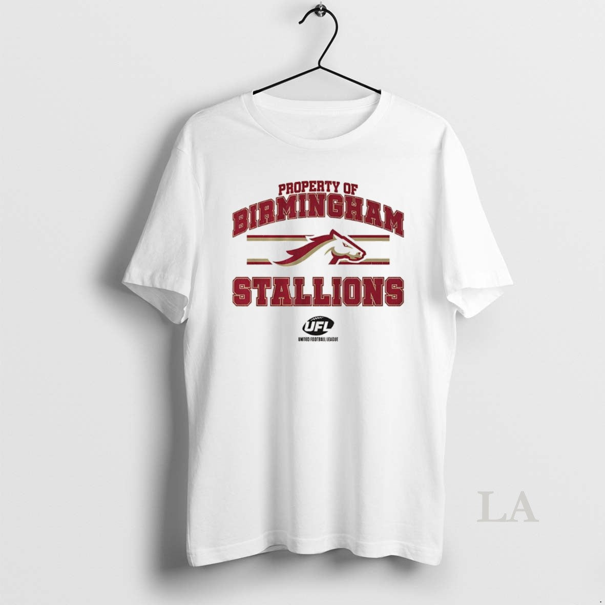 Original Property Of Birmingham Stallions Ufl Logo Striped T-Shirts, Hoodie, Sweatshirt | AU18TeeNovaLab.com