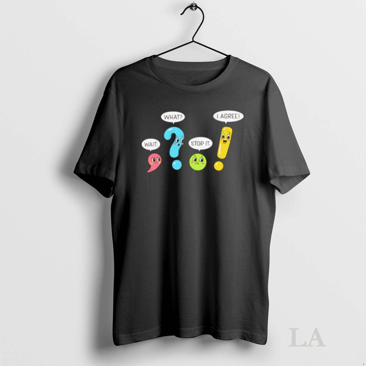 Original Punctuation Marks Wait What Stop It I Agree T-Shirts, Hoodie, Sweatshirt | AU18TeeNovaLab.com
