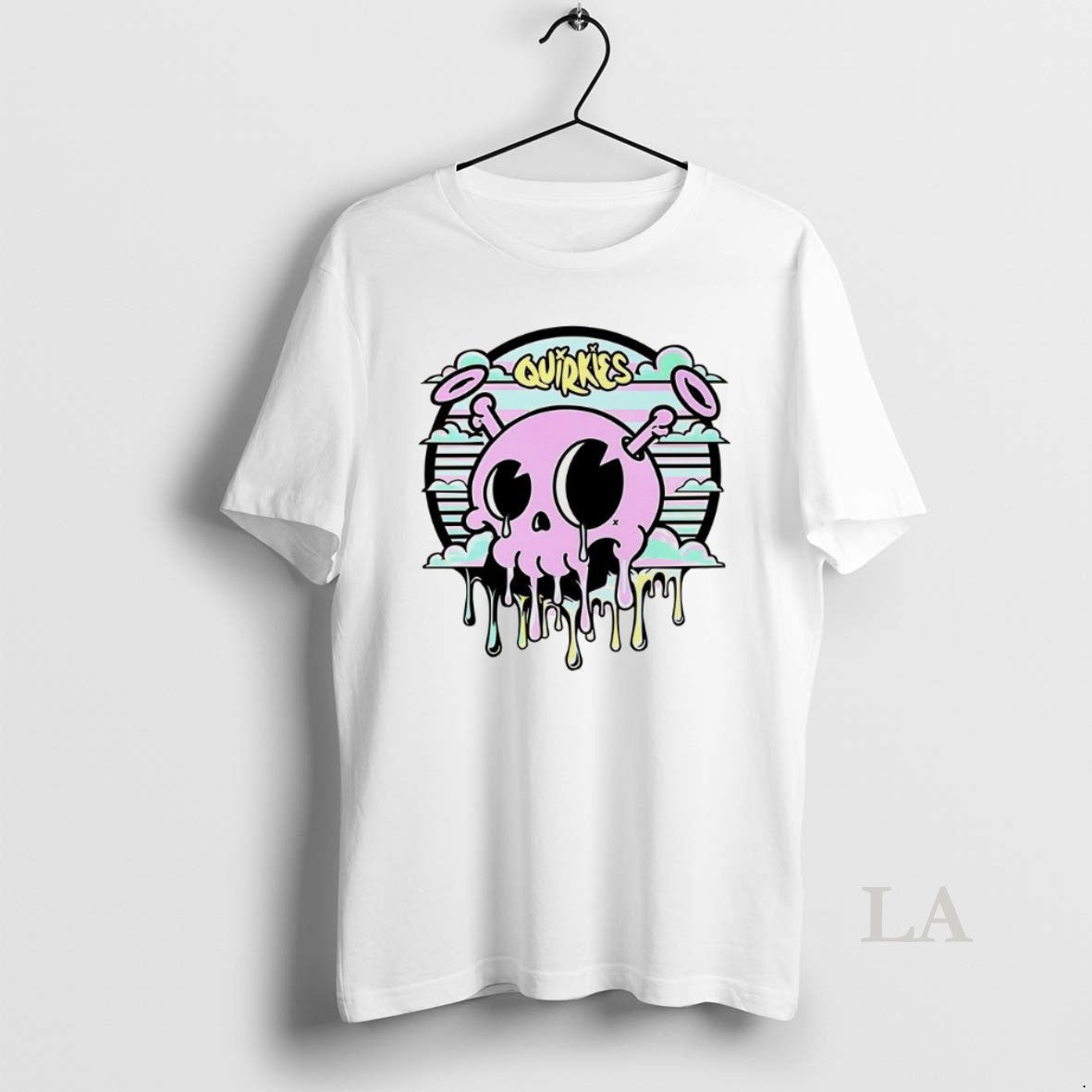 Original Quirkies Skull Two Crossbones Melting Vintage