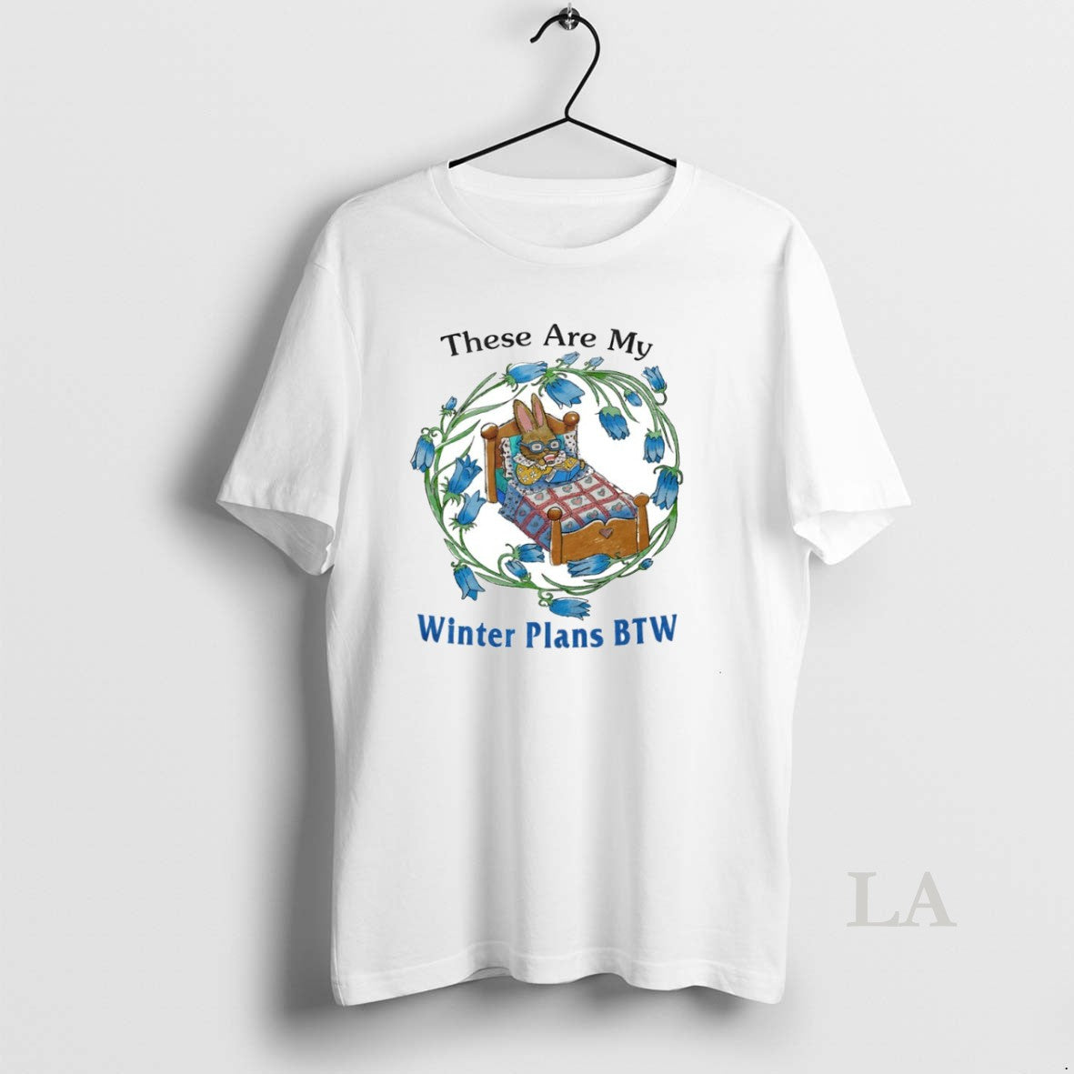 Original Rabbit These Are My Winter Plans Btw Circle T-Shirts, Hoodie, Sweatshirt | AU18TeeNovaLab.com
