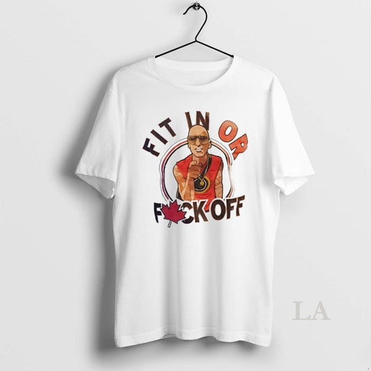 Original Red Maple Leaf Fit In Or Fuck Off