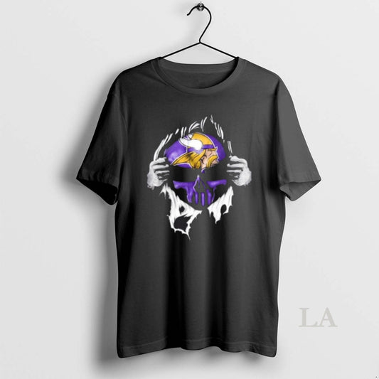 Original Ripped From The Chest Skull Deep Minnesota Vikings Till The Grave T-Shirts, Hoodie, Sweatshirt | AU18TeeNovaLab.com