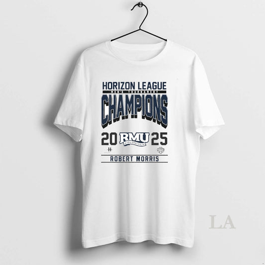 Original Robert Morris 2025 Mens Tournament Horizon League Champions Circle T-Shirts, Hoodie, Sweatshirt | AU18TeeNovaLab.com