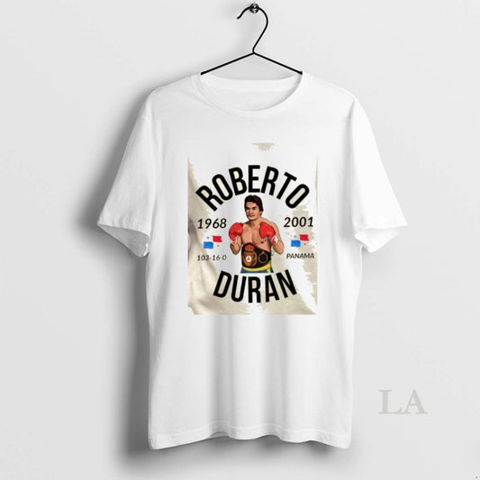 Original Roberto Duran 1968 2001 Panama Flag T-Shirts, Hoodie, Sweatshirt | AU18TeeNovaLab.com