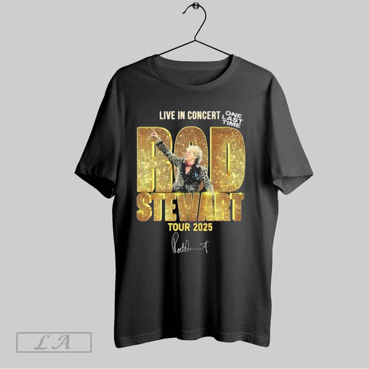 Original Rod Stewart Live In Concert One Last Time Tour 2025 Celebration Signature