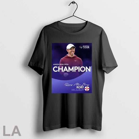Original Rory Mcilroy Victory At The Amgen Irish Open Dp World Tour Signature Poster