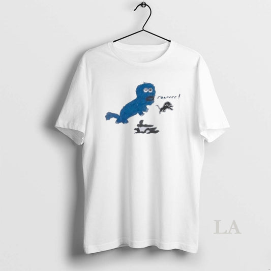 Original Sam Laporta X Rookie Draw Detroit Lions Roar Logo