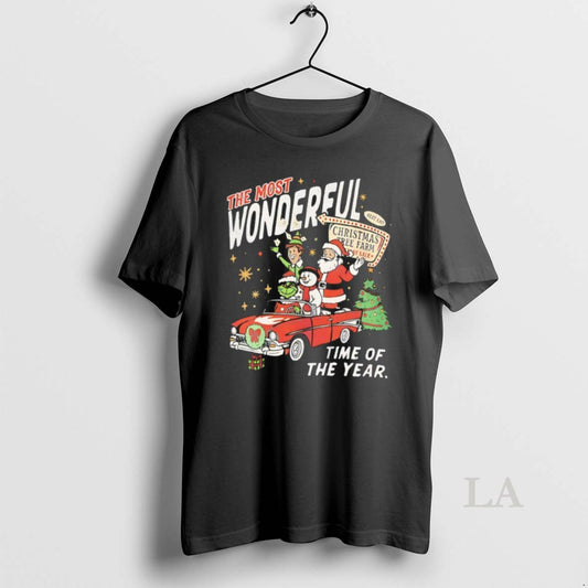 Original Santa Claus Elf Snowman And Grinch The Most Wonderful Time Of The Year Christmas