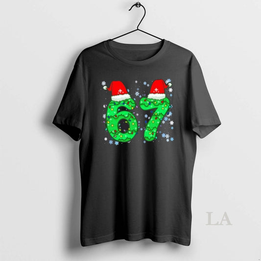 Original Santa Hat 67 Christmas Lights T-Shirts, Hoodie, Sweatshirt | AU18TeeNovaLab.com