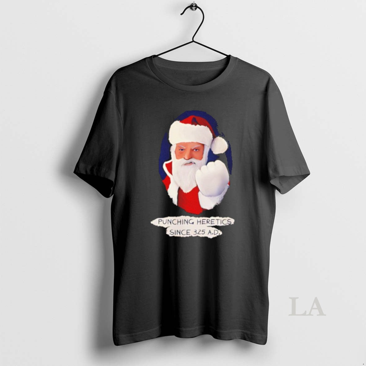 Original Santa Punching Heretics Since 325 Ad Christmas T-Shirts, Hoodie, Sweatshirt | AU18TeeNovaLab.com