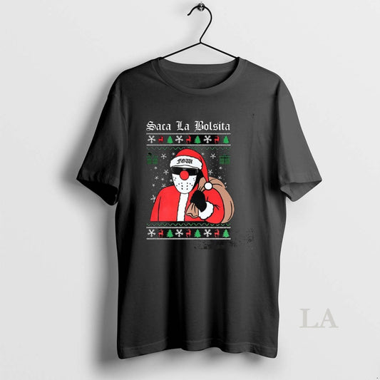 Original Santa Saca La Bolsita Ugly Christmas T-Shirts, Hoodie, Sweatshirt | AU18TeeNovaLab.com