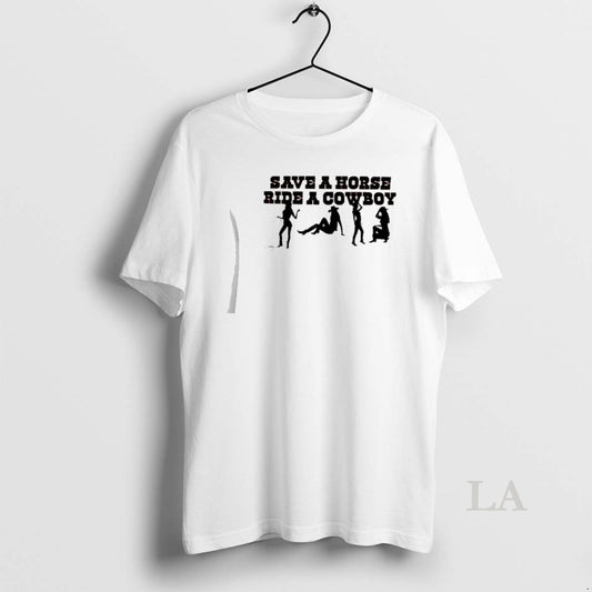 Original Save A Horse Ride A Cowboy Vintage T-Shirts, Hoodie, Sweatshirt | AU18TeeNovaLab.com