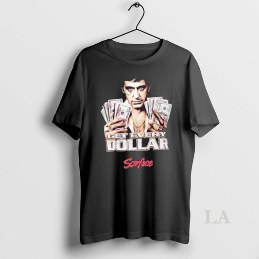 Original Scarface Tony Montana Get Every Dollar T-Shirts, Hoodie, Sweatshirt | AU18TeeNovaLab.com