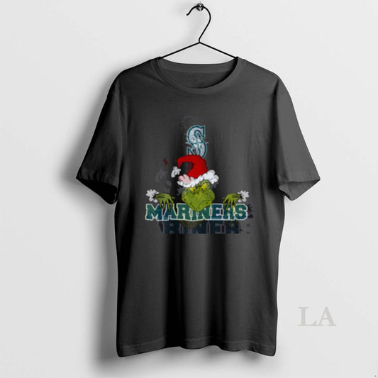 Original Seattle Mariners Logo Baseball Grinch Christmas T 600x668