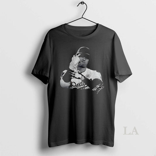 Original Shohei Ohtani Middle Finger Los Angeles Dodgers Mlb Baseball Signature