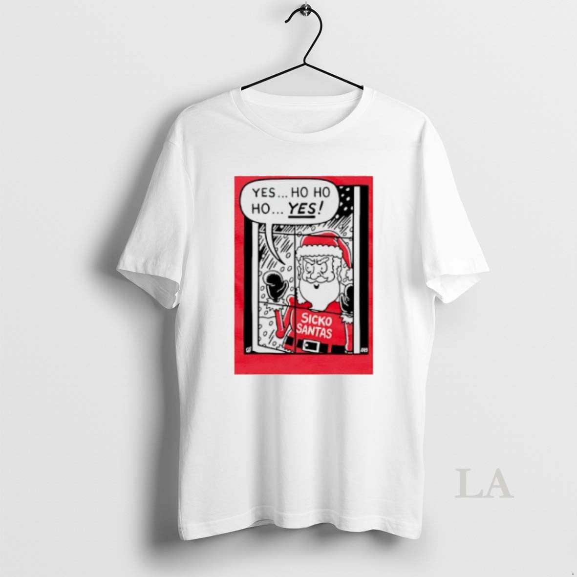 Original Sicko Santa Yes Ho Ho Ho Yes Comic T-Shirts, Hoodie, Sweatshirt | AU18TeeNovaLab.com