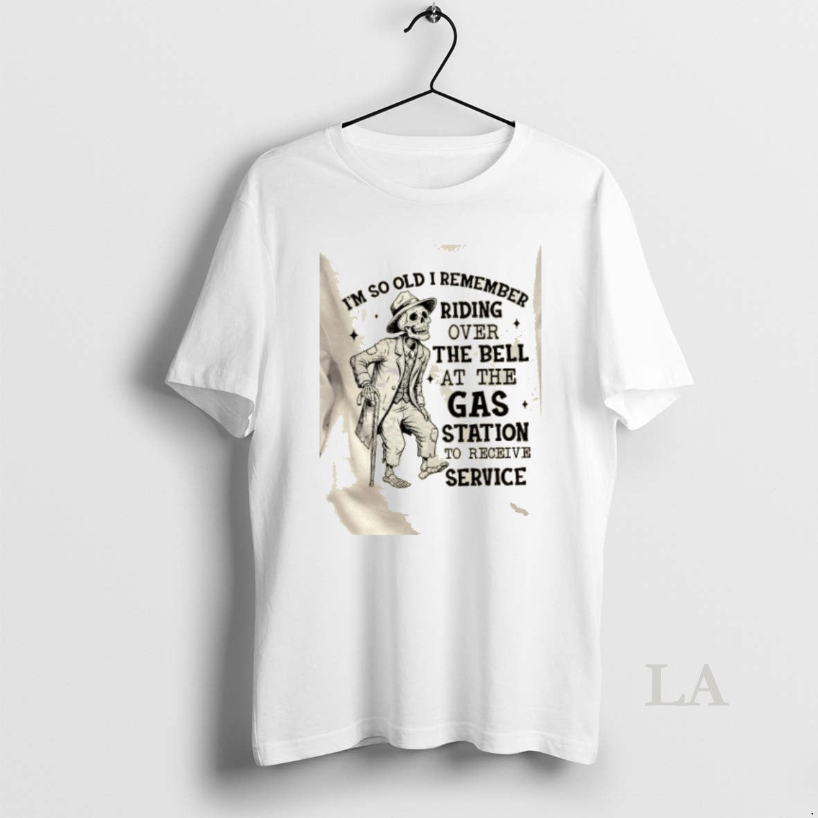 Original Skeleton Im So Old I Remember Riding Over The Bell At The Gas Station T-Shirts, Hoodie, Sweatshirt
