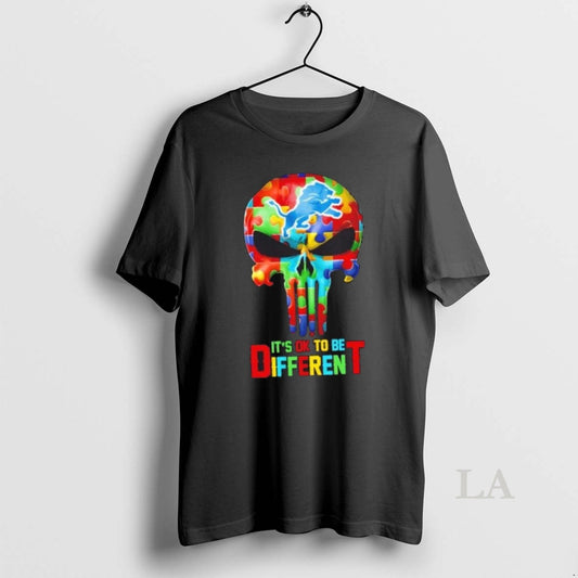 Original Skull Detroit Lions Its Ok To Be Different