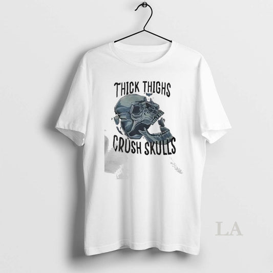 Original Skull Thick Thighs Crush Skulls T-Shirts, Hoodie, Sweatshirt | AU18TeeNovaLab.com