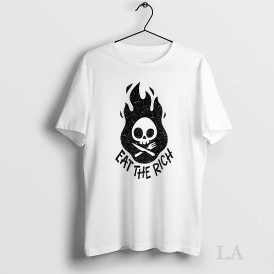 Original Skull Eat The Rich Halloween