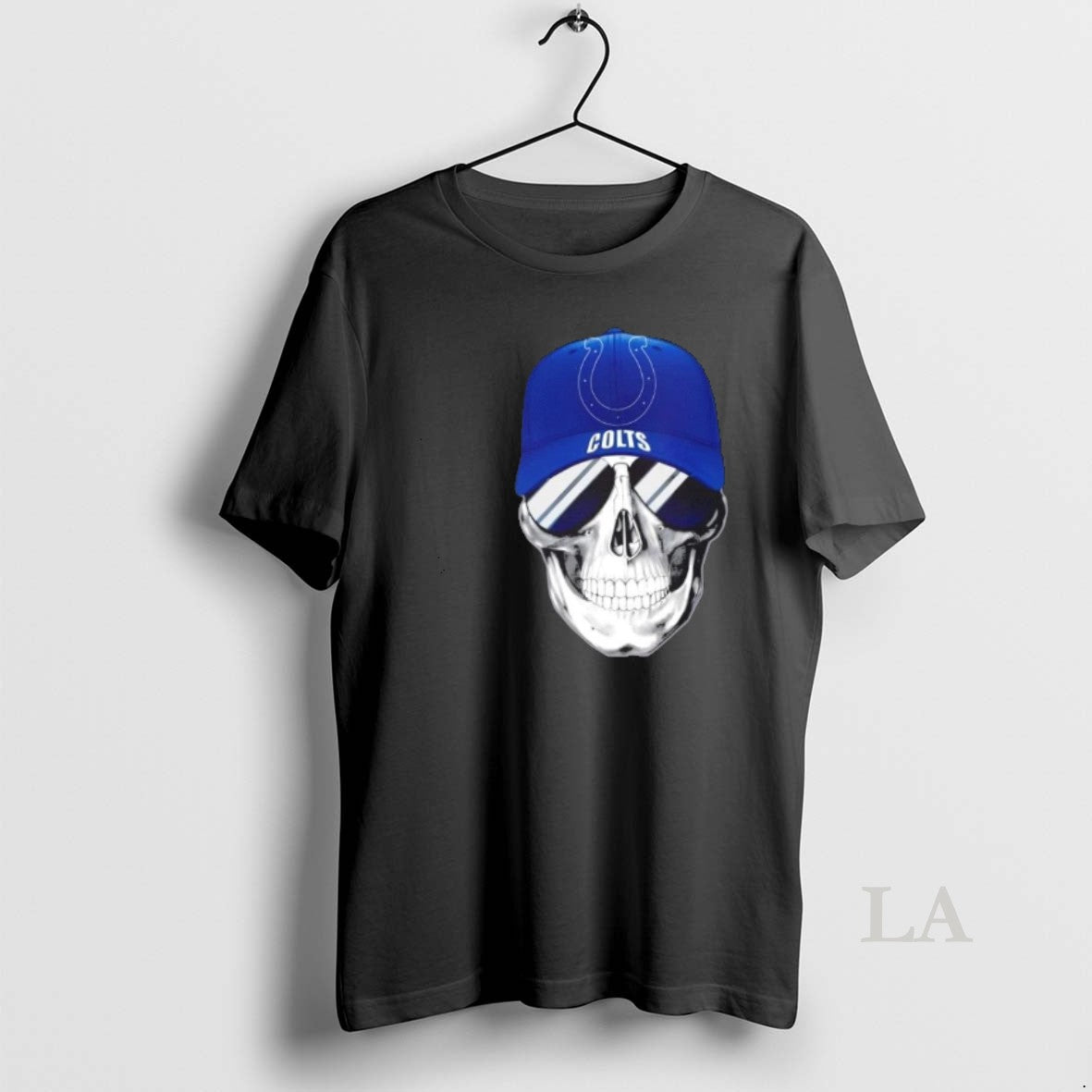 Original Skull Wearing A Cap And Smile Indianapolis Colts Fans T-Shirts, Hoodie, Sweatshirt | AU18TeeNovaLab.com