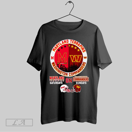 Original Skyline Maryland Terrapins On Saturdays Washington Commanders On Sundays