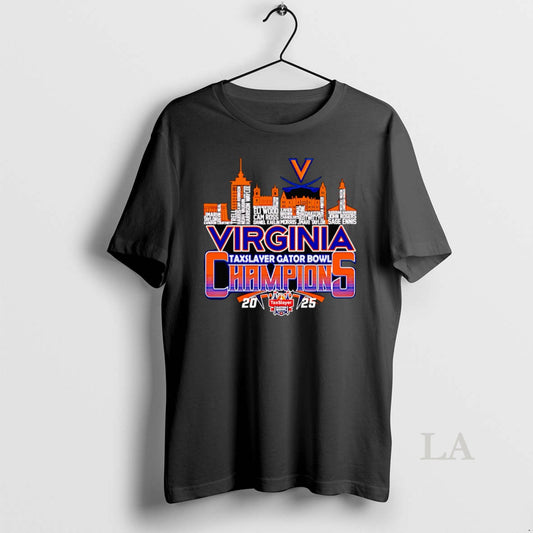Original Skyline Virginia Taxslayer Gator Bowl Champions 2025 T-Shirts, Hoodie, Sweatshirt | AU18TeeNovaLab.com