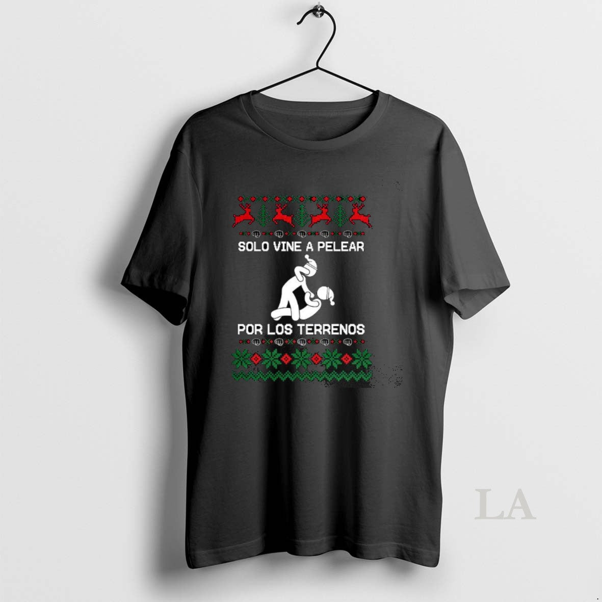 Original Solo A Vine Pelear Por Los Terrenos Ugly Christmas T-Shirts, Hoodie, Sweatshirt | AU18TeeNovaLab.com