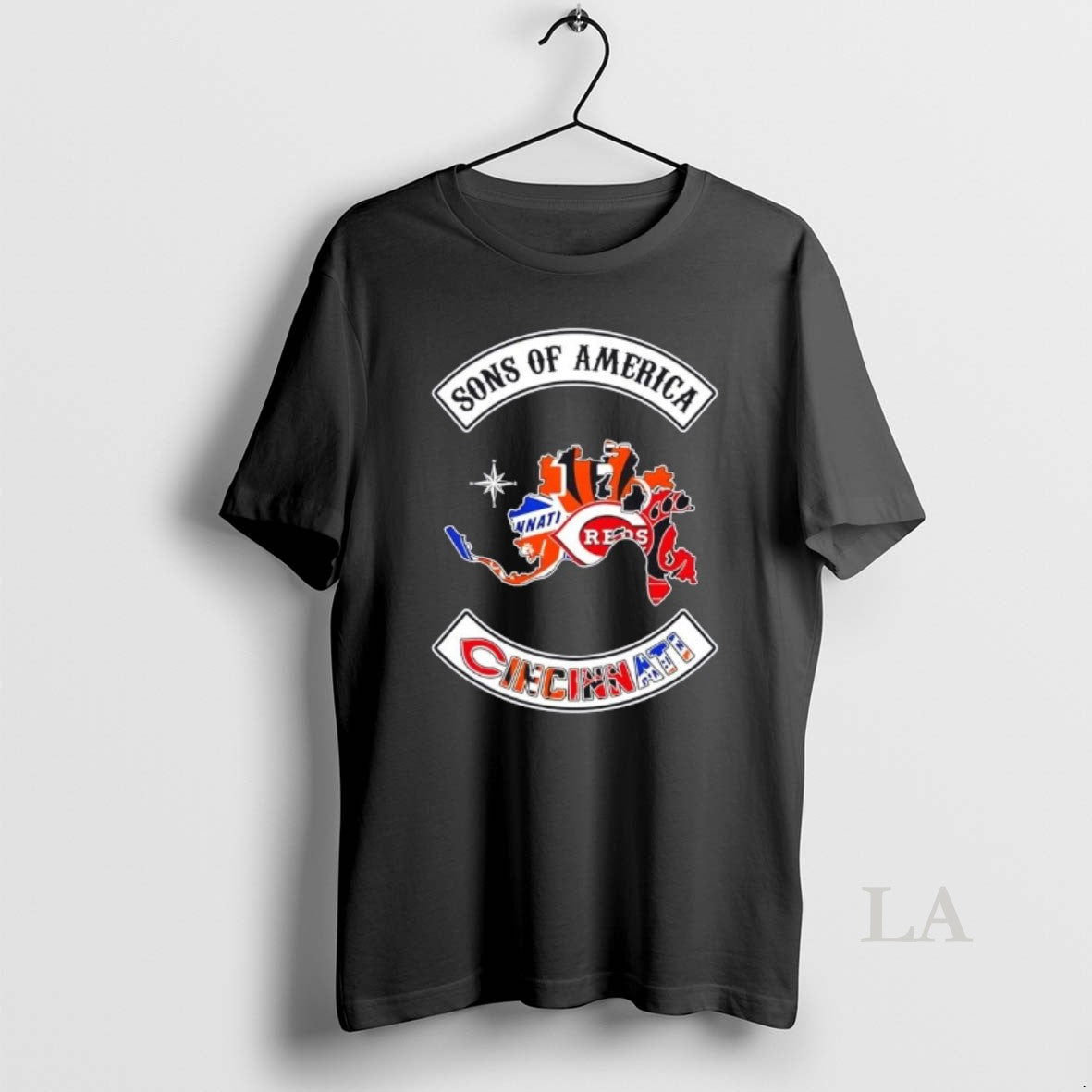 Original Son Of America Cincinnati Map Sports Logos Combine T-Shirts, Hoodie, Sweatshirt | AU18TeeNovaLab.com