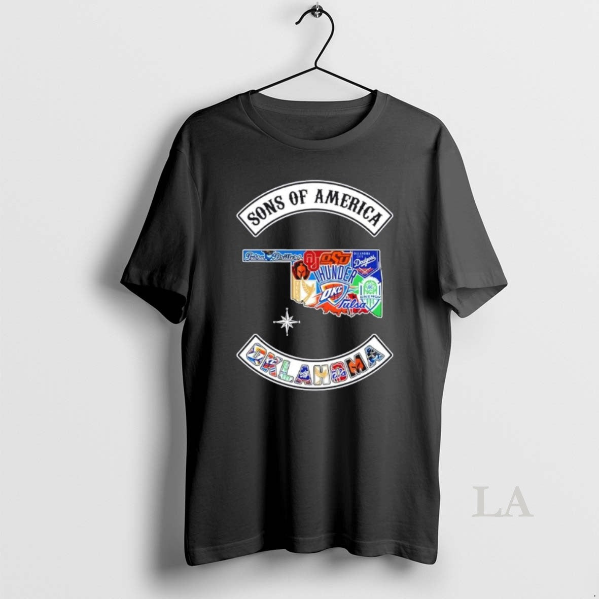 Original Son Of America Oklahoma Map Sports Logos Combine T-Shirts, Hoodie, Sweatshirt | AU18TeeNovaLab.com