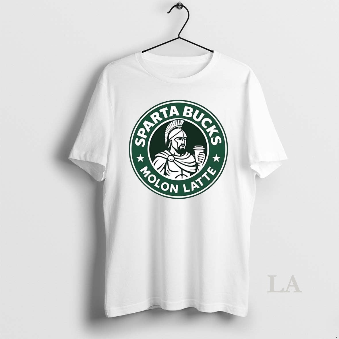 Original Sparta Bucks Molon Latte Starbucks Parody