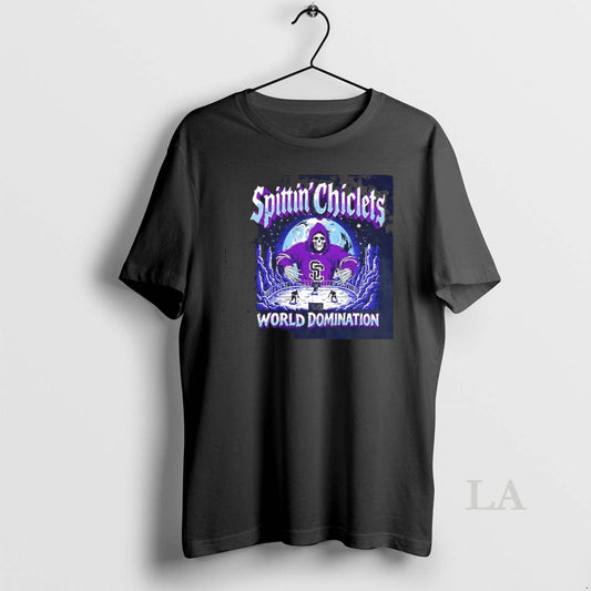 Original Spittin Chiclets World Domination Skeleton Hockey