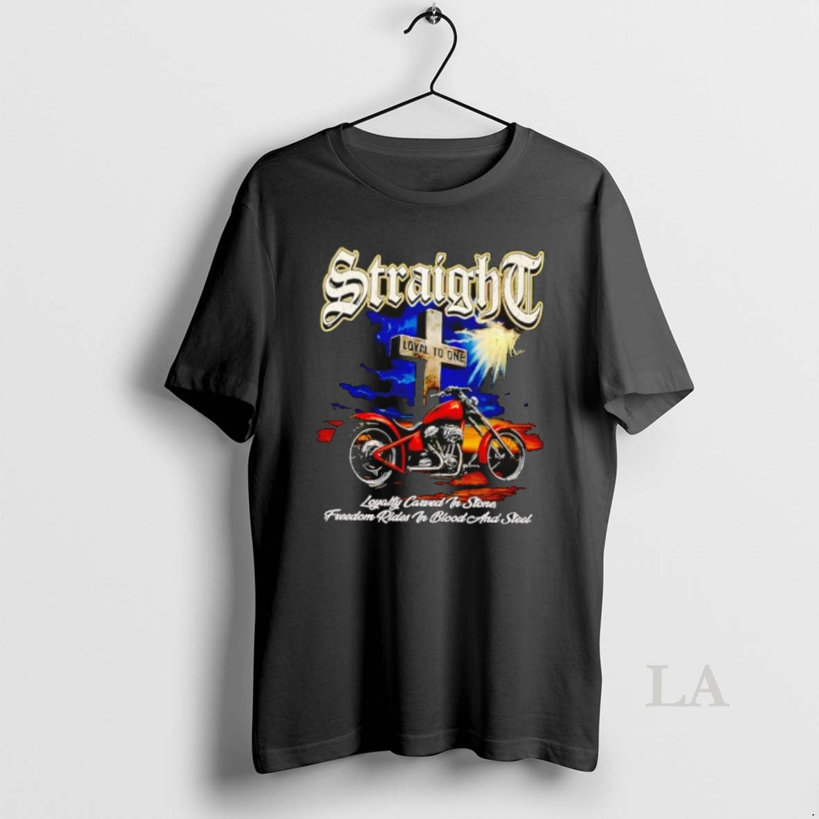 Original Straight Loyalty Carved In Stone Freedom Rides In Blood And Steel T-Shirts, Hoodie, Sweatshirt | AU18TeeNovaLab.com