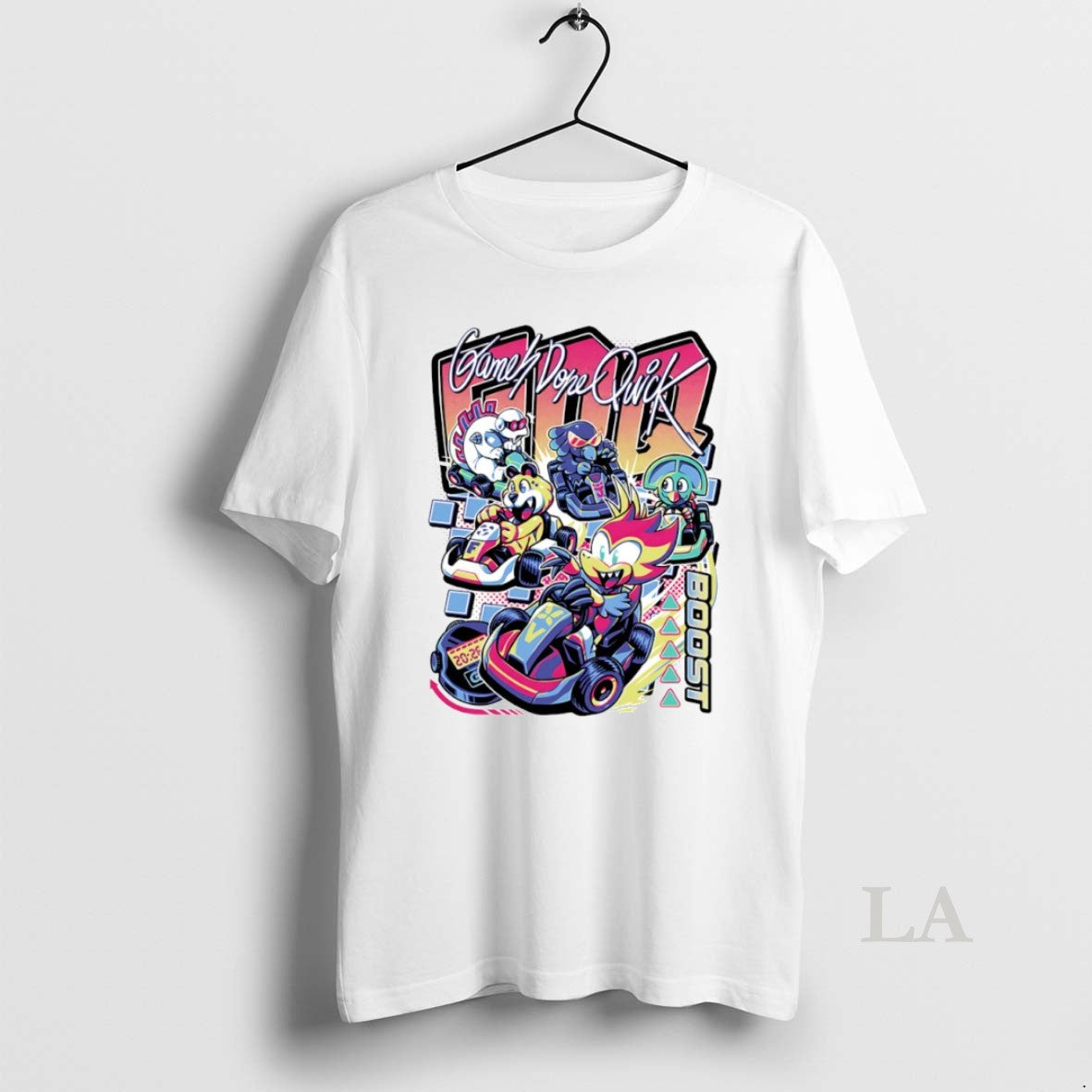 Original Super Mascot Racers Game Done Quick Circle T-Shirts, Hoodie, Sweatshirt | AU18TeeNovaLab.com