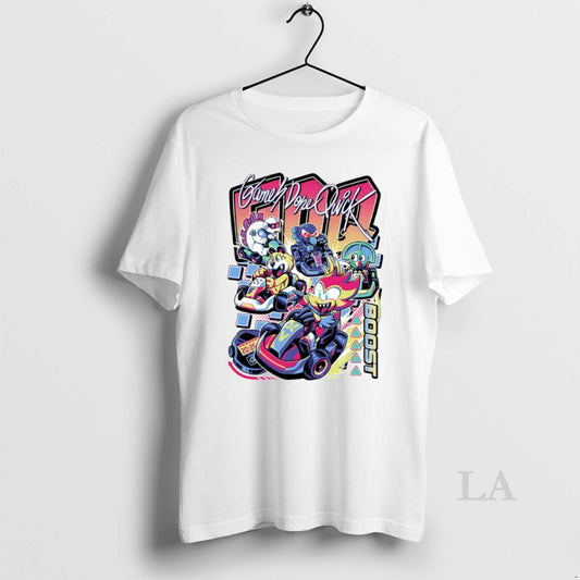 Original Super Mascot Racers Game Done Quick Circle T-Shirts, Hoodie, Sweatshirt | AU18TeeNovaLab.com
