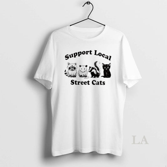 Original Support Local Street Cats T-Shirts, Hoodie, Sweatshirt | AU18TeeNovaLab.com