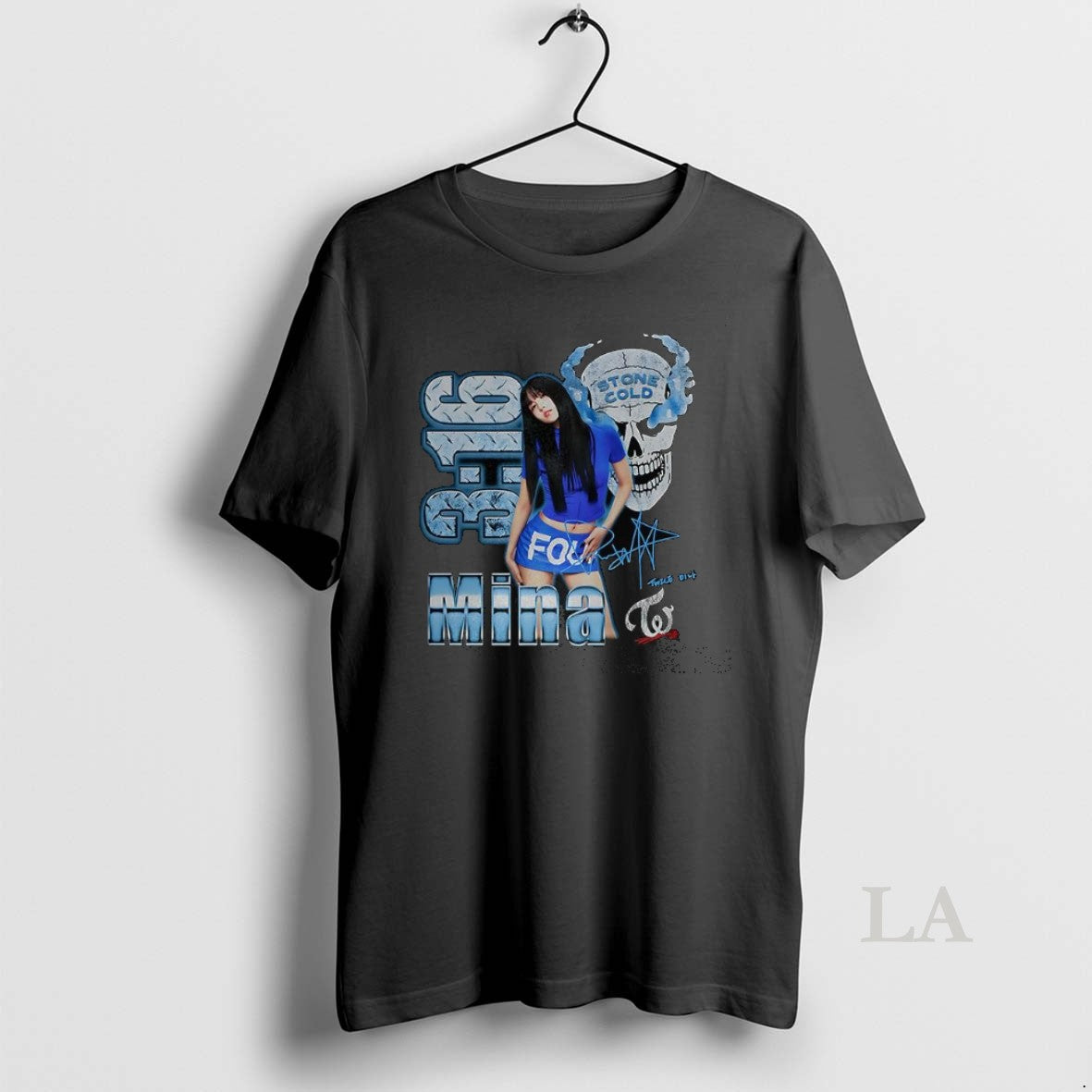 Original Twice Mina Stone Cold Skull Burning 3 16 Signature T-Shirts, Hoodie, Sweatshirt | AU18TeeNovaLab.com
