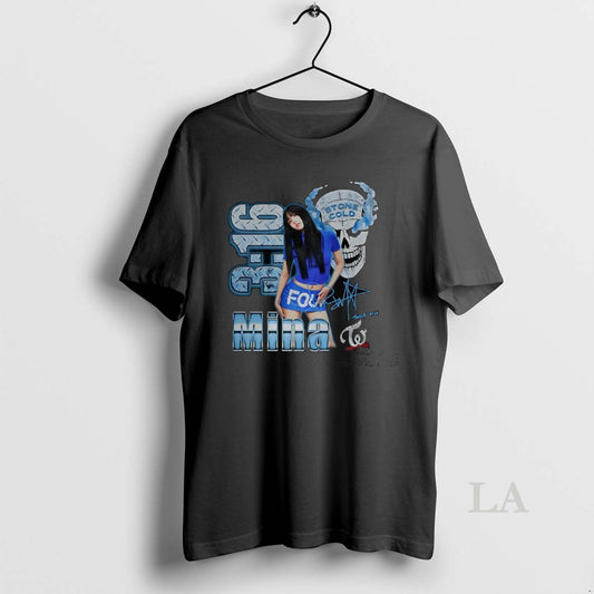 Original Twice Mina Stone Cold Skull Burning 3 16 Signature T-Shirts, Hoodie, Sweatshirt | AU18TeeNovaLab.com