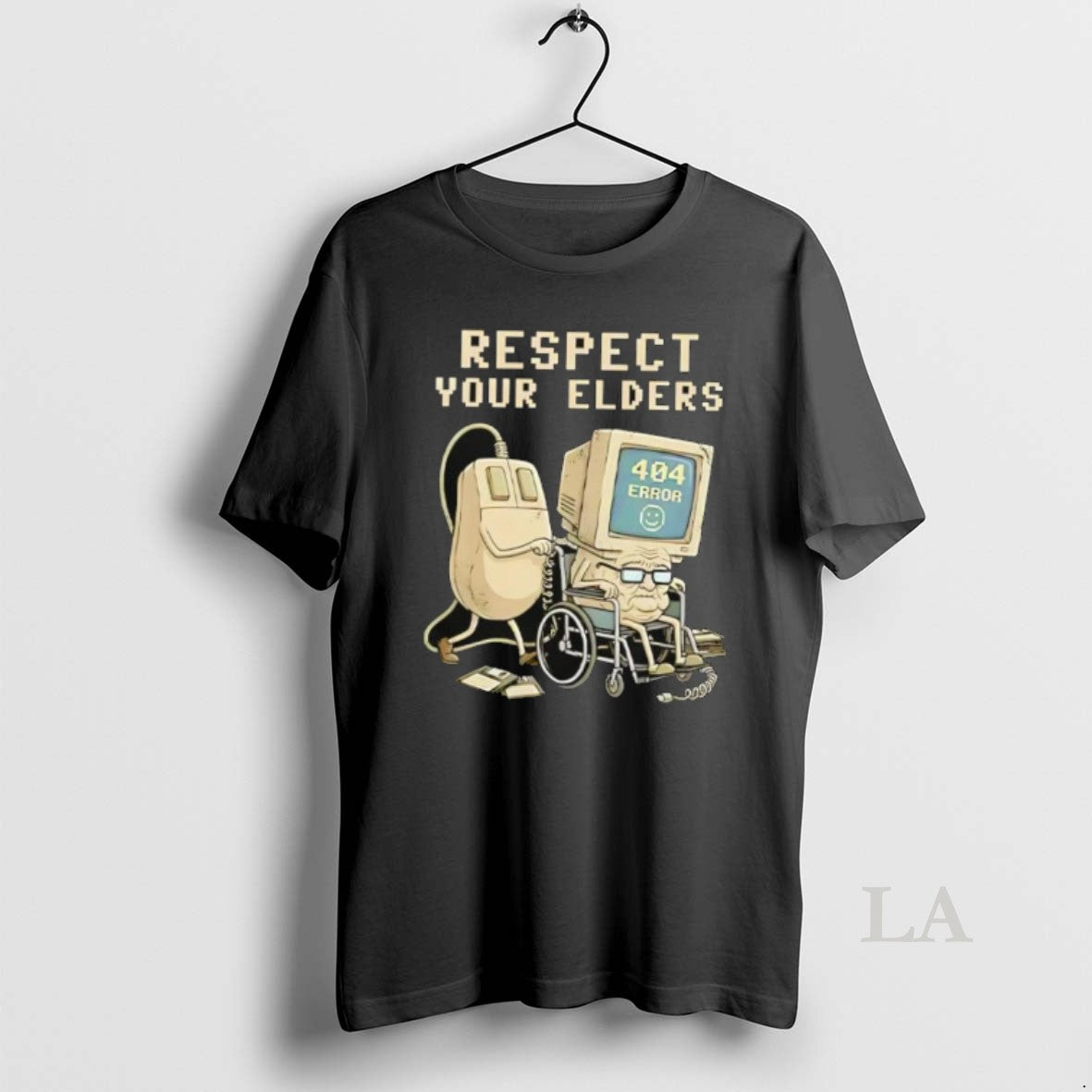 Original Tech 404 Error Hilarious Respect Your Elders Retro T-Shirts, Hoodie, Sweatshirt | AU18TeeNovaLab.com