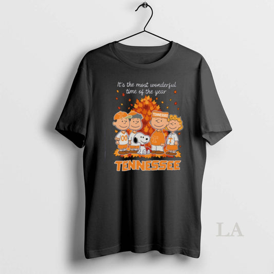 Original Tennessee Volunteers X Peanuts Fall Its The Most Wonderful Time Of The Year